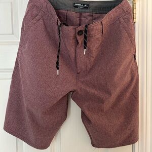 O'Neill Men's Burgundy Shorts Never Worn 34W